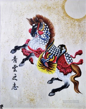  Chinesische Galerie - bunten chinesischen Pferd